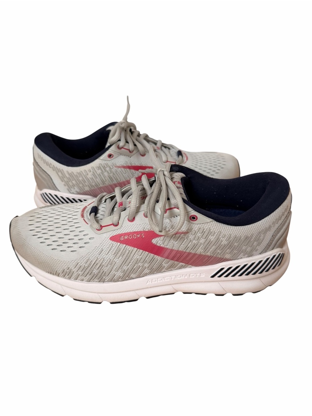 Brooks Women’s US 10 Addiction GTS 15 Gray Pink Running Shoes Sneakers